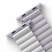 Uniq Revix rihm Apple Watch 1/2/3/4/5/6/7/8/SE/SE2/Ultra 42/44/45/49mm - lilla-valge