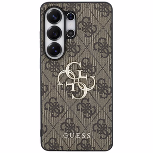 Guess ümbris 4G Big Metal Logo for Samsung Galaxy S26 Ultra pruun