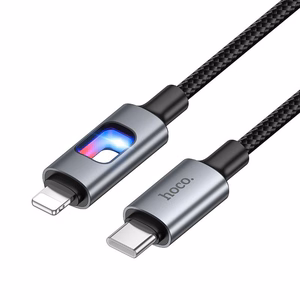 LED Kaabel USB C to Lightning Hoco PD 27W 1,2 m U144 must