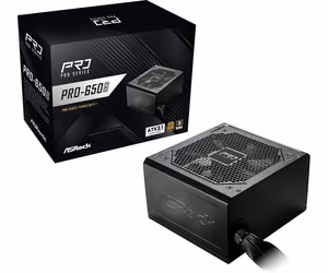 ASRock PRO-650G 650W 80 PLUS Gold toiteplokk
