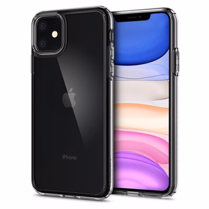 Spigen Ultra Hybrid iPhone 11 ümbris - läbipaistev