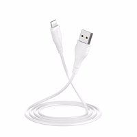 Borofone Kaabel BX18 Optimal - USB to Lightning - 2A 1 metre valge