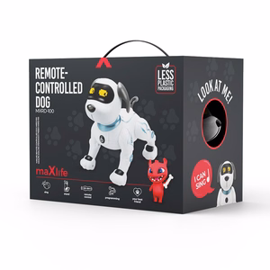 Valge kaugjuhitav koer Maxlife MXRD-100