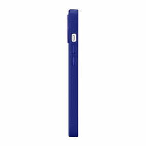 iCarer Litchi Premium Leather Case iPhone 14 Plus Magnetic Leather Case with MagSafe Dark Blue (WMI14220711-DB)