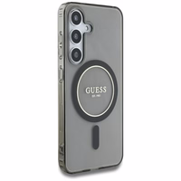 GUESS ümbris jaoks SAMSUNG S25 GUHMS25SHFGEREK (Magnetic IML Glitter Circle) must