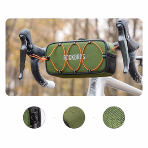 Rockbros TL001 ROAD TO SKY 1.9L veekindel jalgratta juhtraua kott - roheline