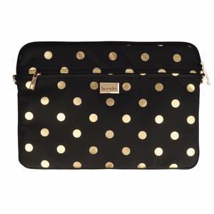 Wonder Sleeve Laptop 15-16 inches kuldne polka-dot