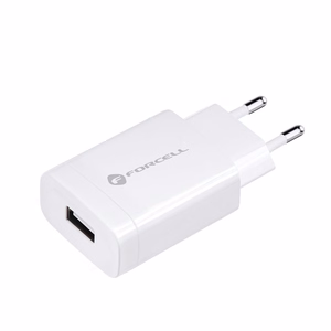 Phone laadija Forcell F-Energy USB A QC3.0 2,4A 18W TFK-TC-1099 valge