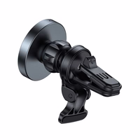 Tech-Protect MM15W-V5 Car Phone Hoidja koos MagSafe 15W Induktiivne Laadija jaoks Air Vent - must