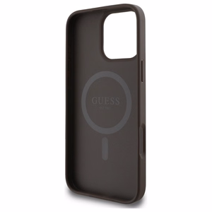 Guess 4G Ring Classic Logo MagSafe Ümbris jaoks iPhone 16 Pro Max - Brown