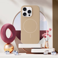 Magsafe Slim Silicone jaoks Iphone 17 brown