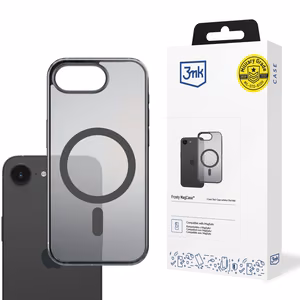 3mk Frosty MagCase для iPhone 16E - чёрный