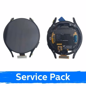 LCD дисплей совместимый Samsung R945 Watch 6 44mm с рамкой / Graphite / (Service Pack)