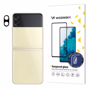 Wozinsky täiskaamera klaas 9H täiskaamera karastatud klaas Samsung Galaxy Z Flip 3 jaoks