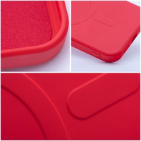 SILICONE MAG ÜMBRIS compatible with MagSafe jaoks IPHONE 12 Mini punane