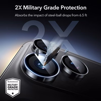 ESR Armorite Camera Protector jaoks iPhone 14 Pro / Pro Max / 15 Pro / Pro Max / 16 Pro / Pro Max / 17 Pro / Pro Max - Must