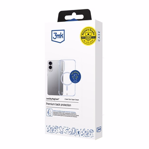 3mk Just20g MagCase jaoks Samsung Galaxy S25 Edge - Läbipaistev