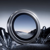 Benks Tempered glass Glass Warrior Lens Protector on camera jaoks Iphone 16/16 Plus (lens 2 pieces) hõbedane titanium