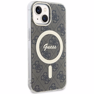 Guess IML 4G MagSafe iPhone 15 Plus Ümbris - Brown