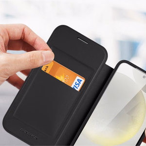Dux Ducis Skin X Pro ümbris with magnetic ring / stand jaoks Samsung S24 - must