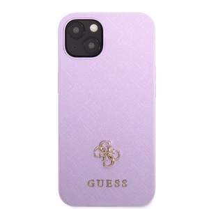 Guess GUHCP13SPS4MU iPhone 13 mini 5.4" lilla/lilla hardcase Saffiano 4G Small Metal Logo