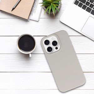 Tel Protect Silicone Premium для Iphone 16 Pro титановый
