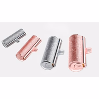 Powerbank Veger PlugOn (W0573) 5000 mAh with a built-in connector USB C roosa