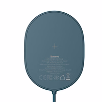 Baseus Induction Laadija LIGHT Magnetiline Iphone 12 koos tüüp C kaabel (WXQJ-03) sinine