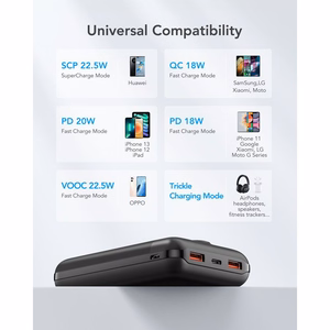 Powerbank Veger S20 (W2053) PD QC3.0 2A 22,5W 20000 mAh must