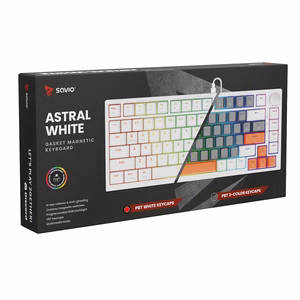 Savio ASTRAL valge JADE keyboard Gaming USB QWERTY US International