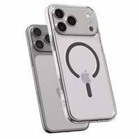 SPIGEN ümbris ULTRA HYBRID MAG compatible with MagSafe jaoks IPHONE 17 Pro clear graphite