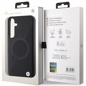 BMW BMHMS24S23RTPK S24 S921 must/must hardcase Signature Leather Half Textured & Circle MagSafe