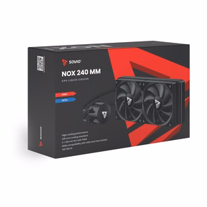 Savio NOX 240 mm protsessori vedelikjahutuskomplekt 12 cm must 1 tk.