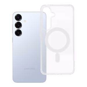 CLEAR MAG ÜMBRIS (MID) compatible with MagSafe jaoks SAMSUNG S25 Plus läbipaistev