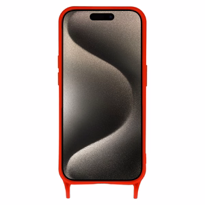 Strap Silicone Ümbris jaoks Iphone 12 Pro design 2 punane