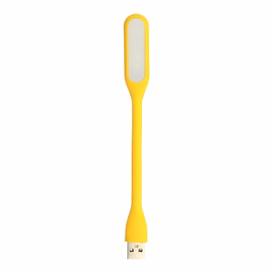 Mini LED Lamp Silikoon USB Kollane
