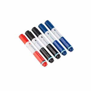 Topwrite püsimarkerite komplekt, 5 tk, mustad / sinised / punased