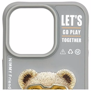 NIMMY ümbris COOL&CUTE 2.0 Bear jaoks IPHONE 15 Pro hall
