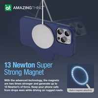Amazing Thing Smoothie Magsafe Ümbris 8FT IP146.7PSMBU jaoks Iphone 14 Pro Max tumesinine