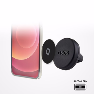 SBS TESUPPUNIVAIRMAG smartphone hoidja magnetic, jaoks air vent - must