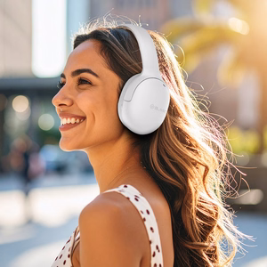 Blavec Over-ear Bluetooth Kõrvaklapid BO-12 Bass Master ANC (BO12-W) valge