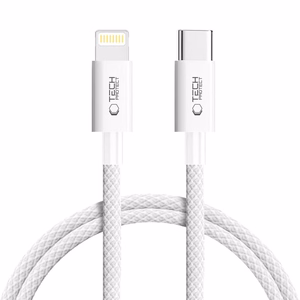 Tech-Protect UltraBoost USB-C / Lightning PD27W/3A kaabel 100 cm - hall