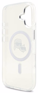 Чехол Karl Lagerfeld IML K&CH Heads Metal Frame MagSafe для Apple iPhone 17