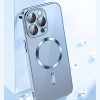 Wozinsky Electroplated Magsafe ümbris jaoks Samsung Galaxy S24 FE - hõbedane