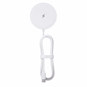 Traadita laadija BLUE STAR Charing Pad 15w ühilduv MagSafe valge