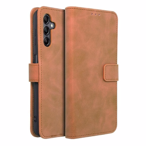 TENDER Book Ümbris jaoks SAMSUNG A14 4G / A14 5G brown