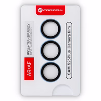 Camera glass to Samsung S25 Plus Forcell Premium ice-sinine