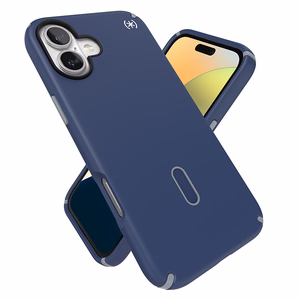 Speck Presidio2 Pro MagSafe'i ja ClickLocki toega ümbris iPhone 16 Plus-le, Coastal Blue/Dust Grey