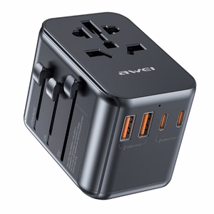 Universal Travel Laadija Awei C-39 35W GaN 2xUSB-A/3xUSB-C must
