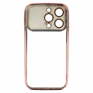 Electro Lens Ümbris jaoks Iphone 15 Pro Max Rose kuldne